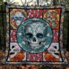 Skull Quilt Blanket Ver 70  Quilt